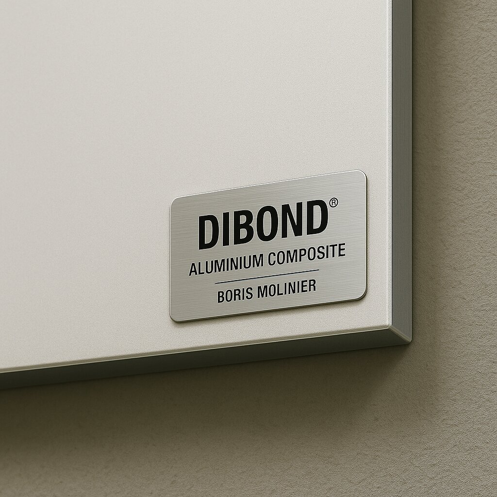 Finition Dibond - Contrecollage aluminium composite